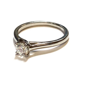 Secondhand Platinum Diamond Solitaire Ring - 0.45ct