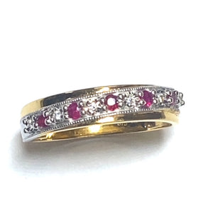 Secondhand Ruby and Diamond Ring