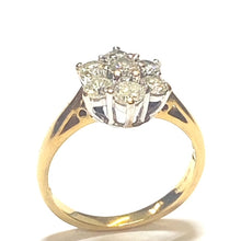Load image into Gallery viewer, Secondhand Diamond Daisy Cluster Ring
