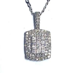 Secondhand White Gold and Diamond Necklace