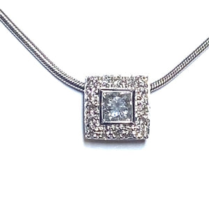 Secondhand 18ct White Gold Diamond Necklace