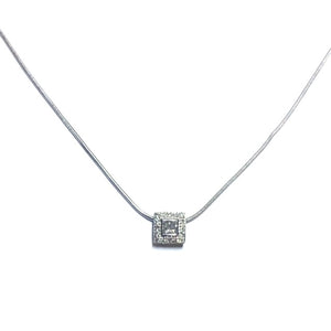 Secondhand 18ct White Gold Diamond Necklace