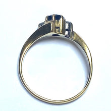 Load image into Gallery viewer, Secondhand 18ct Sapphire and Diamond Ring
