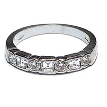 Load image into Gallery viewer, Secondhand Platinum Mixed Cut Diamond Ring
