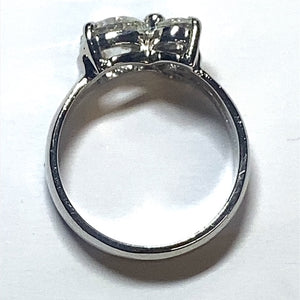 Secondhand Platinum Diamond Unique Ring