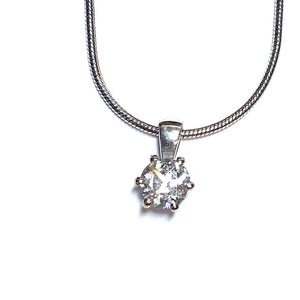 Secondhand Diamond Solitaire Necklace - 0.60ct
