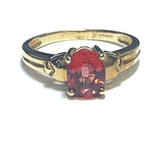 Load image into Gallery viewer, Secondhand Orange Sapphire Ring
