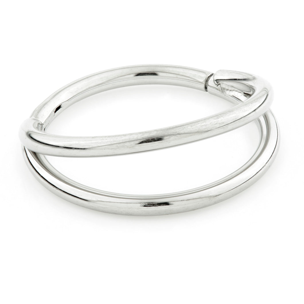 Titanium Double Band hinged Ring