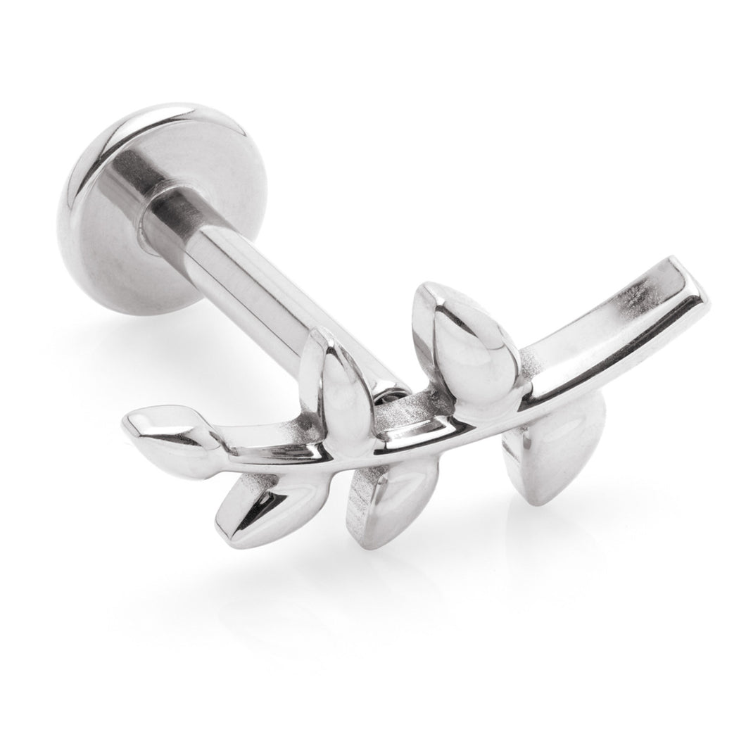 Titanium Leaf Labret