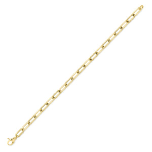 9ct Gold Oblong Link Bracelet