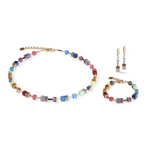Coeur De Lion GeoCUBE Iconic Bracelet Gold Multicolour