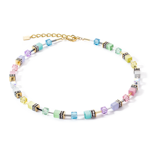 Coeur De Lion GeoCUBE Necklace -  Iconic Gentle Multicolour