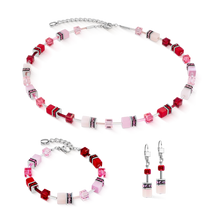 Load image into Gallery viewer, Coeur De LIon Iconic Rose Red Necklace
