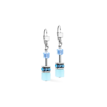 Load image into Gallery viewer, Coeur De Lion Aqua Blue Drop Earrings
