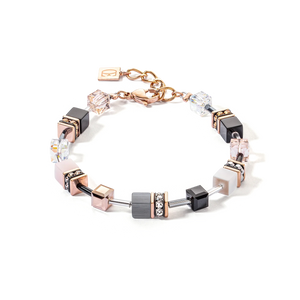 Coeur De Lion GeoCUBE Iconic Bracelet Soft Rose Gold