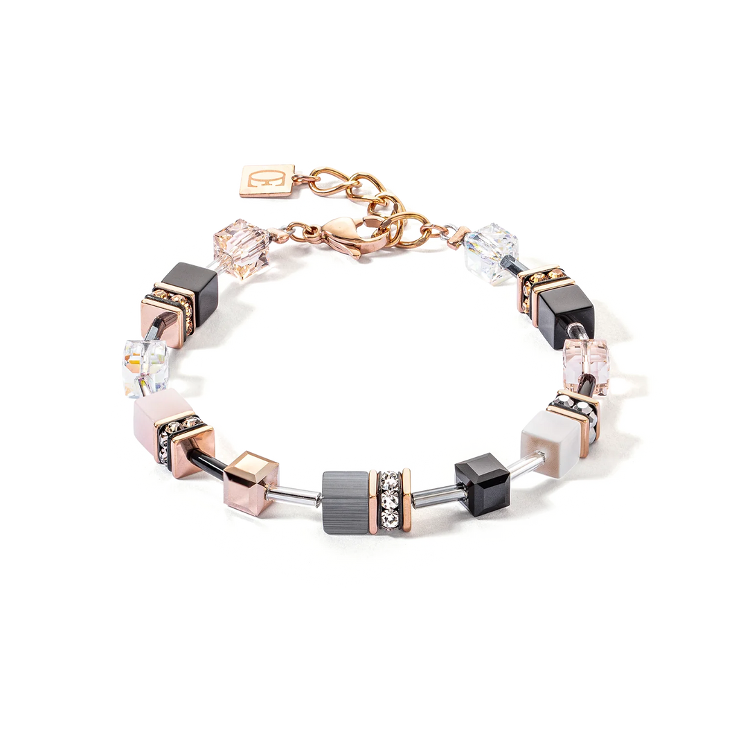 Coeur De Lion GeoCUBE Iconic Bracelet Soft Rose Gold