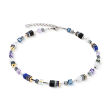 Load image into Gallery viewer, Coeur De Lion Necklace - GeoCUBE Precious Motion Blue Moon
