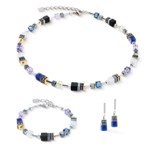 Load image into Gallery viewer, Coeur De Lion Bracelet - GeoCUBE Blue Moon
