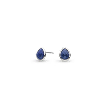 Load image into Gallery viewer, Kit Heath Pebble Azure Gemstone Stud Earrings
