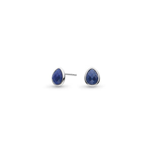 Kit Heath Pebble Azure Gemstone Stud Earrings