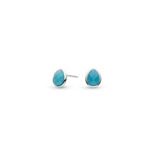Load image into Gallery viewer, Kit Heath Pebble Azure Stud Earrings
