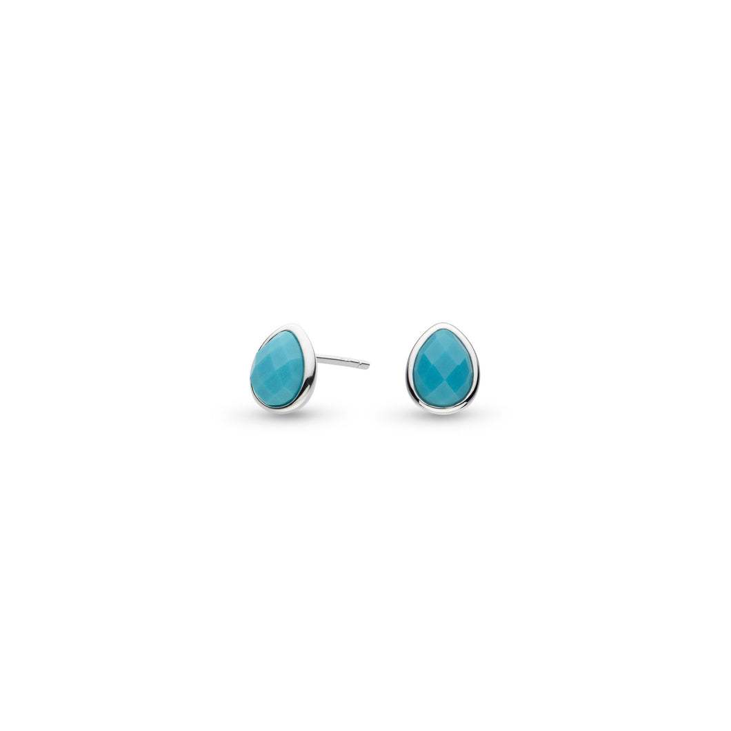 Kit Heath Pebble Azure Stud Earrings