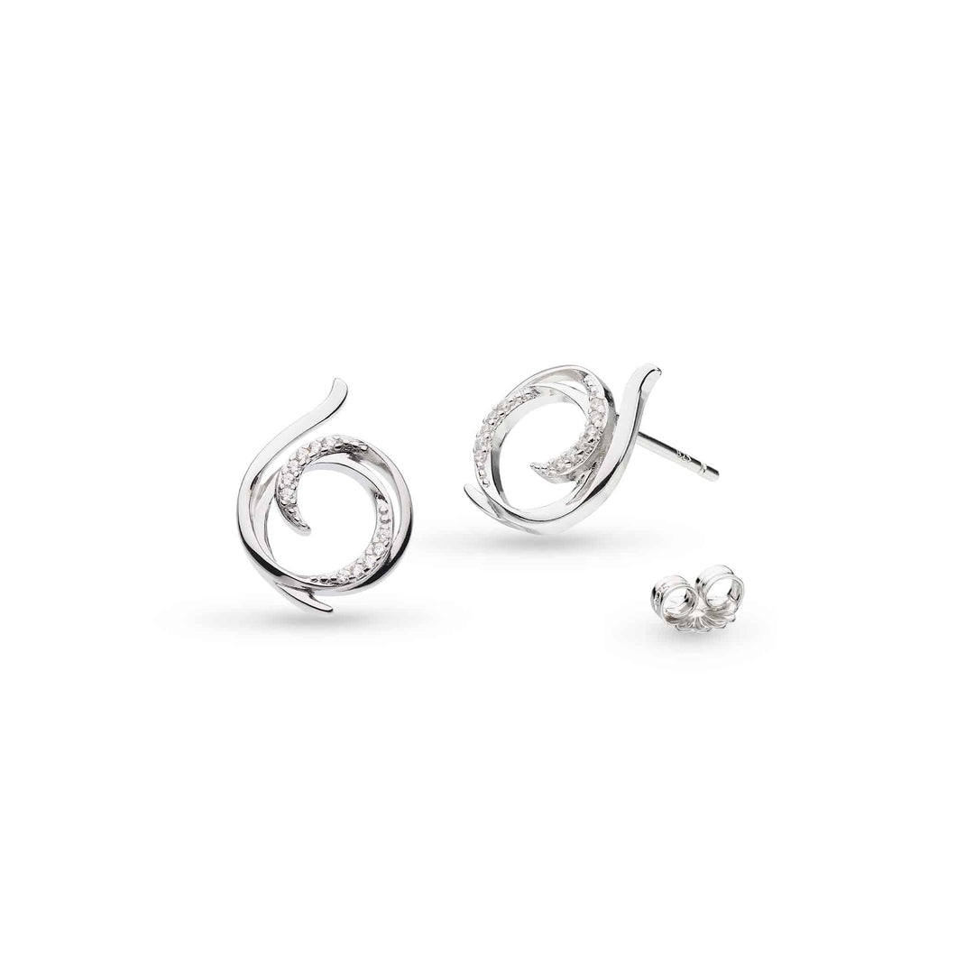Kit Heath Helix Wrap Cubic Zirconia Studs