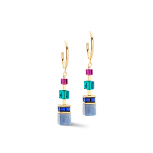 Coeur De Lion Precious Multicolour Gemstone Earrings