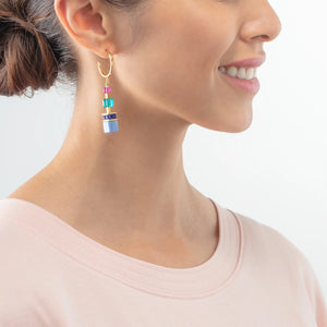 Coeur De Lion Precious Multicolour Gemstone Earrings