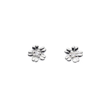 Load image into Gallery viewer, Dew Flower Cz Stud Earrings
