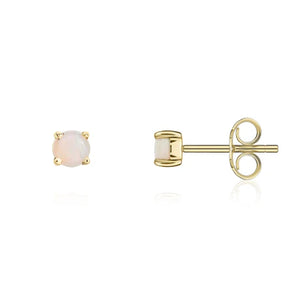 9ct Gold Opal Earrings