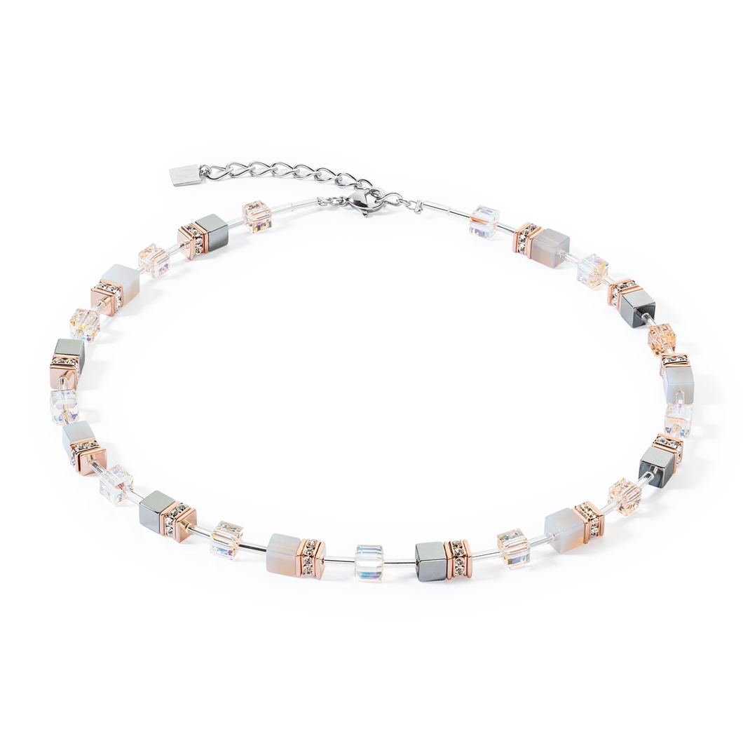 Couer De Lion Geo Cube Iconic Precious Necklace