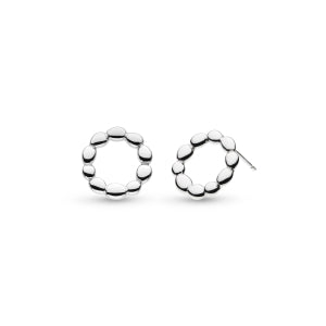 Kit Heath Coast Pebbles Ridge Circular Studs