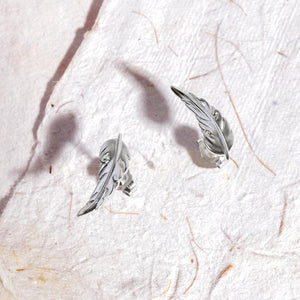 Kit Heath Feather Wisp Stud Earrings