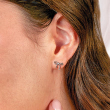 Load image into Gallery viewer, Kit Heath Serenity Ribbon Bow Dainty Stud Earrings
