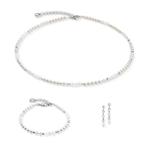 Load image into Gallery viewer, Coeur De Lion White Silver Bead Neklace
