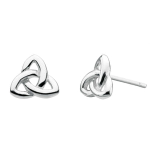 Silver Celtic Knot Stud Earrings