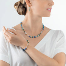 Load image into Gallery viewer, Coeur De Lion Green Turquoise Geo Necklace
