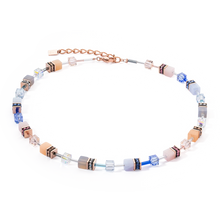 Load image into Gallery viewer, Coeur De Lion Iconic Precious Necklace Light Blue Beige
