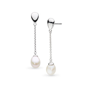 Kit Heath Coast Pebble Chain Drop Earrings