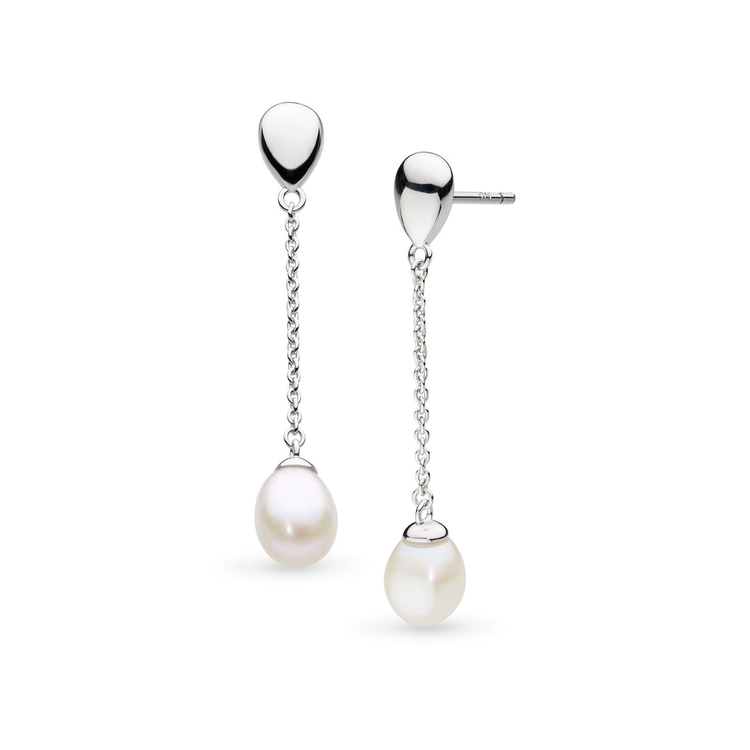 Kit Heath Coast Pebble Chain Drop Earrings