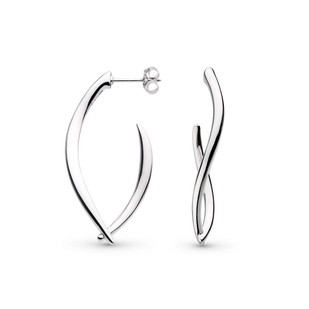 Kit Heath Entwine Twine Statement Stud Hoop Earrings