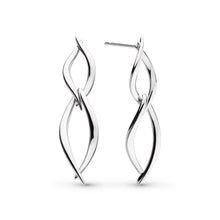 Load image into Gallery viewer, Kit Heath Entwine Twine Twist Link Duo Link Drop Earrings
