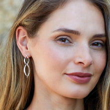 Load image into Gallery viewer, Kit Heath Entwine Twine Twist Link Duo Link Drop Earrings
