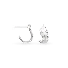Load image into Gallery viewer, Kit Heath Feather Wisp Semi Hoop Earrings
