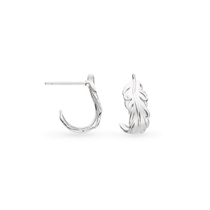 Kit Heath Feather Wisp Semi Hoop Earrings