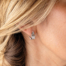 Load image into Gallery viewer, Kit Heath Feather Wisp Semi Hoop Earrings
