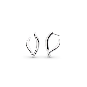 Kit Heath Entwine Twine Link Stud Hoop Earrings
