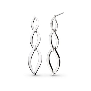 Kit Heath Entwine Twine Trio Link Drop Earrings