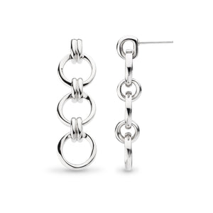 Kit Heath Bevel Unity Trio Drop Earrings